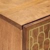vidaXL sengeborde 2 stk. 40x33x46 cm massivt mangotræ