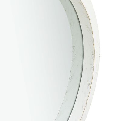 vidaXL vægspejl med rem 40 cm hvid
