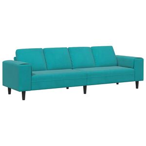vidaXL Stue Sofa Turkis 250 x 188 x 76 cm
