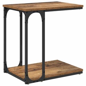 vidaXL Sidebord Gammelt tr&aelig; 50 x 35 x 52 cm Konstrueret tr&aelig;