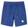 Shorts til b&oslash;rn str. 116 med sn&oslash;re bl&aring;meleret