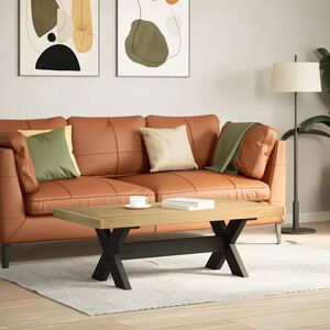 vidaXL sofabord NOAIN A-formede ben 120x60x40 cm massivt tr&aelig; fyrretr&aelig;
