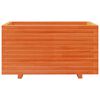 vidaXL plantekasse 90x60x49,5 cm massivt fyrretr&aelig; gyldenbrun