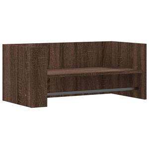 vidaXL v&aelig;ghylde 70,5x35x30,5 cm konstrueret tr&aelig; brun egetr&aelig;sfarve