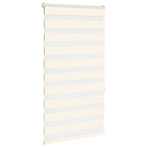 vidaXL zebragardin marmorbeige 90x150 cm stofbredde 85,9 cm polyester