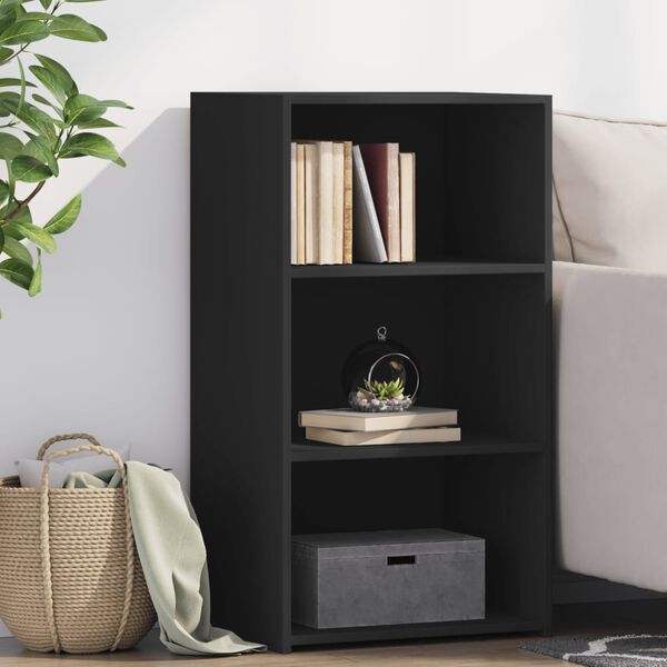 vidaXL reol 50x41x93 cm konstrueret træ sort