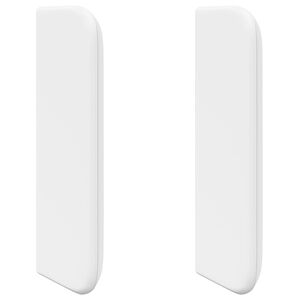 vidaXL Hovedg&aelig;rde&oslash;re Hvid PVC