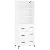 vidaXL h&oslash;jskab 69,5x34x180 cm konstrueret tr&aelig; hvid
