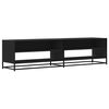 vidaXL tv-bord 180,5x40x46 cm konstrueret tr&aelig; sort