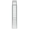 vidaXL buede gabionkurve 7 stk. 200x30x140/160 cm galvaniseret jern
