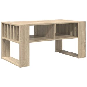 vidaXL Sofabord Sonoma eg 92 x 49,5 x 45 cm Konstrueret tr&aelig;