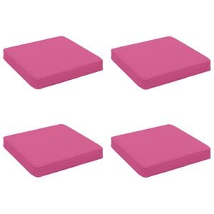 vidaXL 4-Stykke S&aelig;depuder VUGHT 4 pcs 100% polyester Lyser&oslash;d