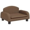 vidaXL sofa til b&oslash;rn 50x40x30 cm stof brun