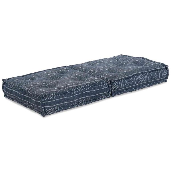 vidaXL Modulsofa Indigo Print 70 x 70 x 36 cm Stof