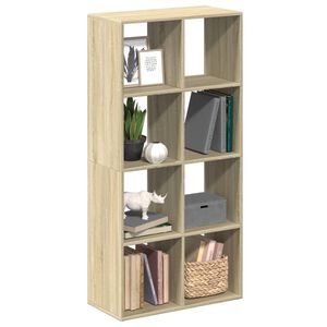 vidaXL bogreol/rumdeler 69,5x29x137,5 cm konstrueret tr&aelig; sonoma-eg