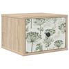 vidaXL V&aelig;gmonteret natbord GOTHA Sonoma-eg 36 x 33 x 25 cm