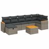 vidaXL sofas&aelig;t til haven 8 dele med hynder polyrattan gr&aring;