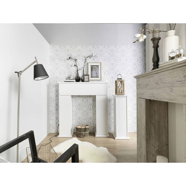 FMD accentbord med l&aring;ge 88,5 cm hvid