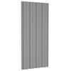 vidaXL Tagpanel 36 pcs Gr&aring; 100 x 45 cm Galvaniseret st&aring;l