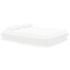 vidaXL sengeramme 150x200 cm King Size massivt fyrretr&aelig; hvid