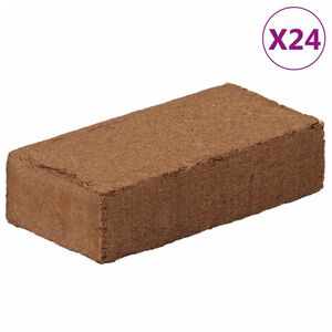 vidaXL kokosblokke 24 stk. 650 g pr. stk. 15,6 kg i alt