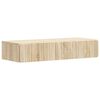 vidaXL V&aelig;gh&aelig;ngt Sideskab Sonoma-eg 87,5 x 34,5 x 17 cm Konstrueret tr&aelig;