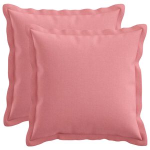 vidaXL Pude med pude HOUTEN 2 stk. Lyser&oslash;d Faux Linned