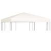 vidaXL pavillontopd&aelig;kke 310 g/m&sup2; 3 x 3 m cremehvid