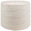 vidaXL Juteline 40 mm 250 m Hvid 100% Tossa jute