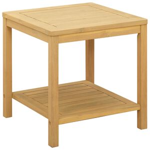 vidaXL Sidebord Olie Naturlig 45 x 45 x 45 cm Massivt Akacietr&aelig;