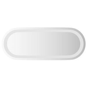 vidaXL LED-badev&aelig;relsesspejl 50x20 cm oval