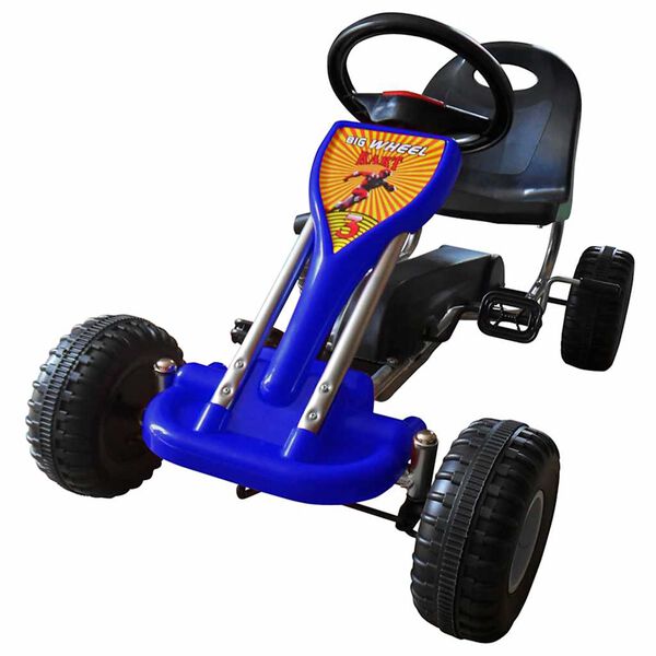 vidaXL pedal-gokart blå