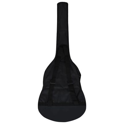 vidaXL guitartaske til 1/2 klassisk guitar 94x35 cm stof sort