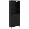 vidaXL Highboard 2 stk. Sort eg 69,5 x 34 x 180 cm Konstrueret tr&aelig;
