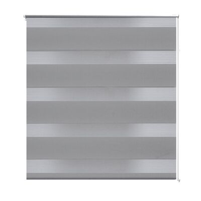 Rullegardin i zebradesign 80 x 175 cm grå