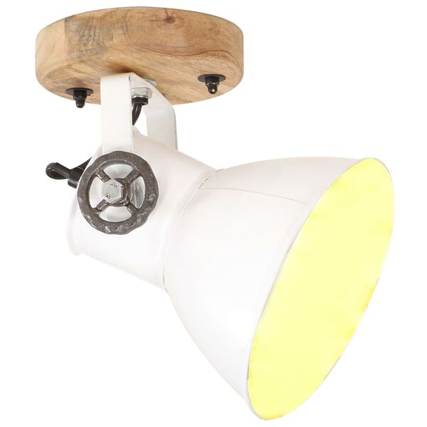 vidaXL industrielle v&aelig;g-/loftlamper 2 stk. 20x25 cm E27 hvid
