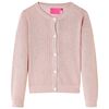 Strikket cardigan til b&oslash;rn str. 104 strik lyser&oslash;d