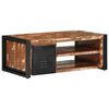 vidaXL sofabord 90x50x36 cm massivt genbrugstr&aelig; flerfarvet