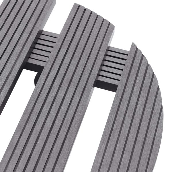 vidaXL plantevogne 2 stk. &Oslash;30x7,5 cm WPC gr&aring;