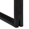 vidaXL Nesting Bord 3 pcs Brun og sort Massiv mango tr&aelig; og metal