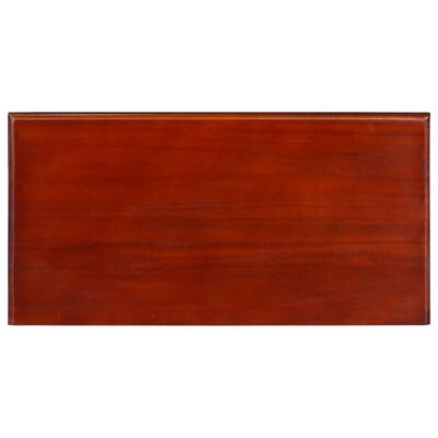 vidaXL konsolbord 60x30x75 cm massivt mahognitræ klassisk brun