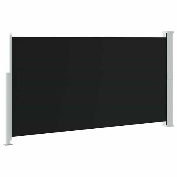 vidaXL sidemarkise til terrasse 160x300 cm sort