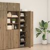 vidaXL Highboard artisan eg 40 x 42,5 x 185 cm Konstrueret træ