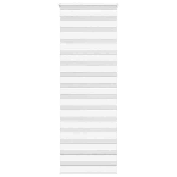 vidaXL zebragardin hvid 70x230 cm stofbredde 65,9 cm polyester