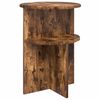 vidaXL Sidebord med opbevaring R&oslash;get eg &Oslash; 39,5 x 55 cm Konstrueret tr&aelig;
