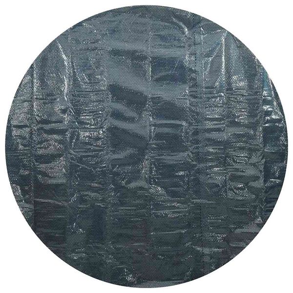 vidaXL flydende solopvarmet poolovertr&aelig;k 300 cm PE sort og bl&aring;