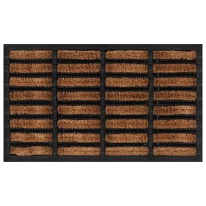 vidaXL d&oslash;rm&aring;tte 45x75 cm rektangul&aelig;r gummi og coir