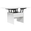 vidaXL Sofabord Hvid 55 x 54,5 x 45 cm Konstrueret tr&aelig;