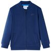 vidaXL Sweatshirt til b&oslash;rn str. 92 med lynl&aring;s marinebl&aring;
