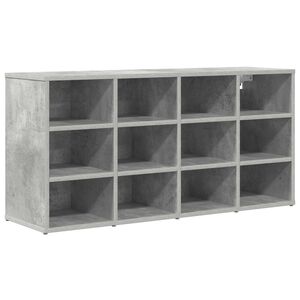 vidaXL Sko skab 103 x 30 x 51 cm Konstrueret tr&aelig; Betongr&aring;